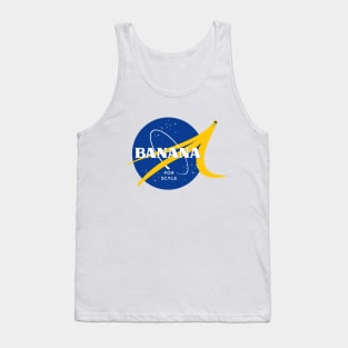 Banana for scale NASA logo Tank Top